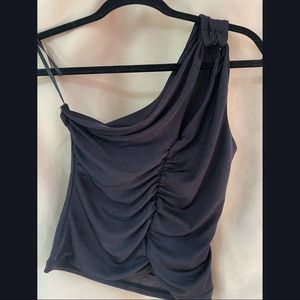 Anthropologie One-Shoulder Cut-Out Top